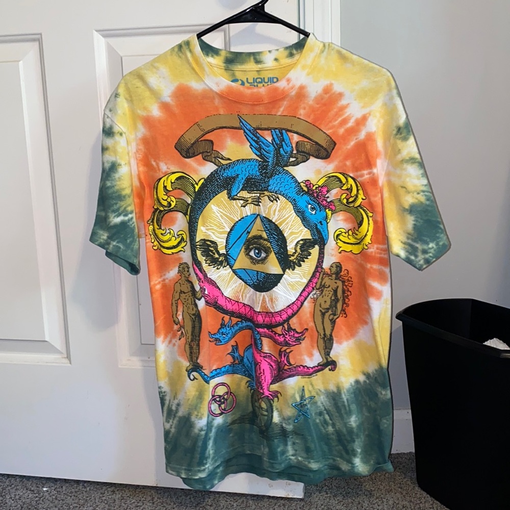 TIE DYE GRAPHIC TEE